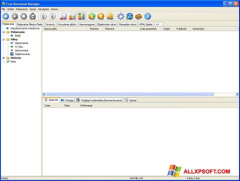 Capture d'écran Free Download Manager pour Windows XP