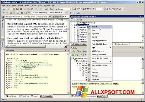 Capture d'écran Reflector pour Windows XP