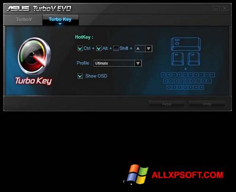 Capture d'écran TurboV EVO pour Windows XP
