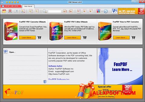 Capture d'écran VSD Viewer pour Windows XP