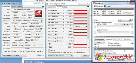 Capture d'écran ATI Tray Tools pour Windows XP