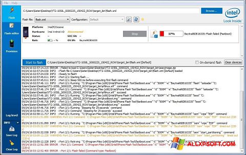 Capture d'écran FlashBoot pour Windows XP