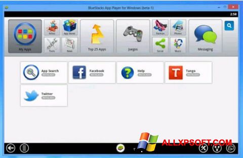 Capture d'écran Tango pour Windows XP
