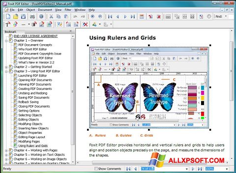 Capture d'écran Foxit Advanced PDF Editor pour Windows XP