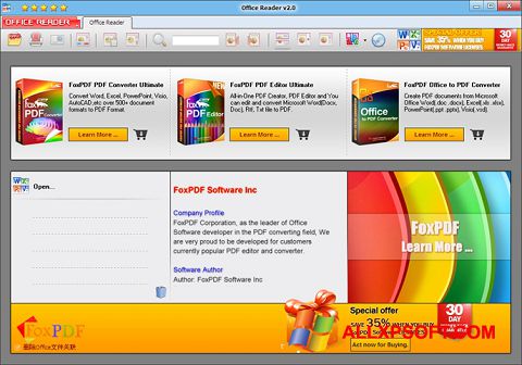 Capture d'écran Doc Reader pour Windows XP