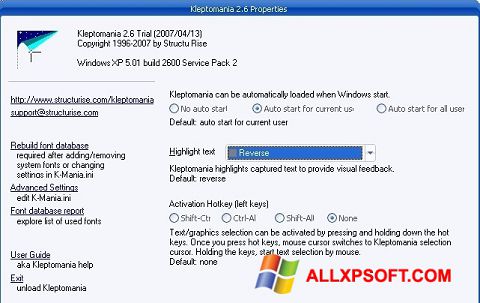 Capture d'écran Kleptomania pour Windows XP