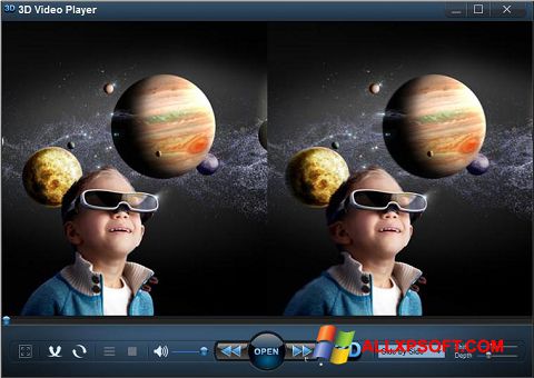 Capture d'écran 3D Video Player pour Windows XP