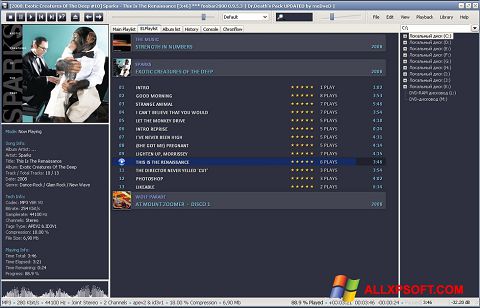 Capture d'écran Foobar2000 pour Windows XP