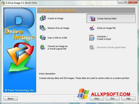 Capture d'écran R-Drive Image pour Windows XP