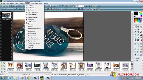 Capture d'écran PhotoFiltre Studio X pour Windows XP