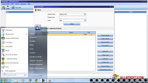Capture d'écran MyHotspot pour Windows XP