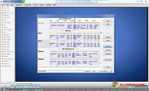 Capture d'écran ProgDVB pour Windows XP