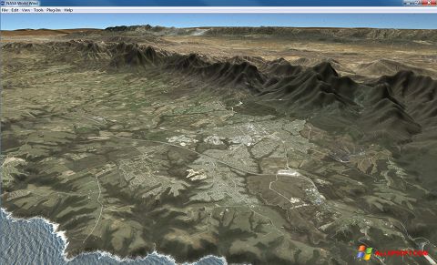 Capture d'écran NASA World Wind pour Windows XP