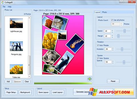 Capture d'écran CollageIt pour Windows XP