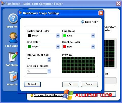 Capture d'écran RamSmash pour Windows XP