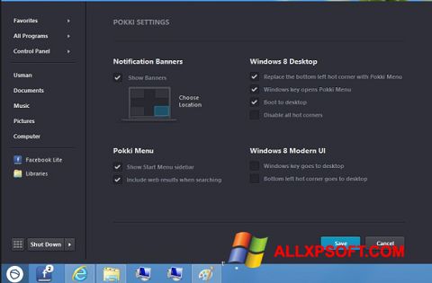 Capture d'écran Pokki pour Windows XP