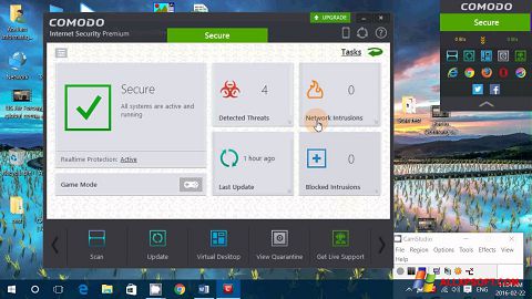 Capture d'écran Comodo Internet Security Premium pour Windows XP