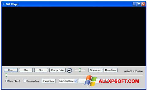 Capture d'écran AMR Player pour Windows XP