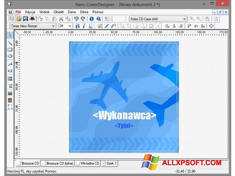 Capture d'écran Nero Cover Designer pour Windows XP