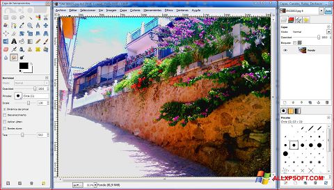 Capture d'écran GIMP pour Windows XP