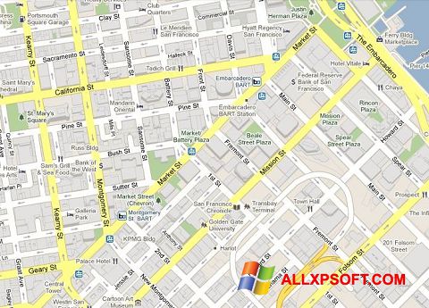 Capture d'écran Google Maps pour Windows XP
