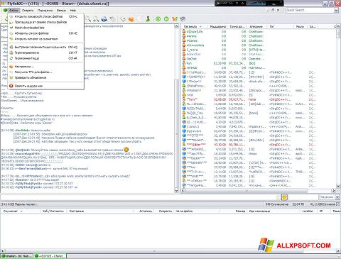 Capture d'écran FlylinkDC++ pour Windows XP