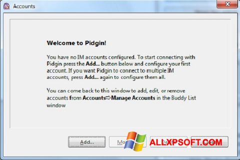 Capture d'écran Pidgin pour Windows XP