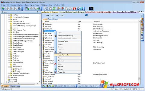 Capture d'écran Remote Administration Tool pour Windows XP