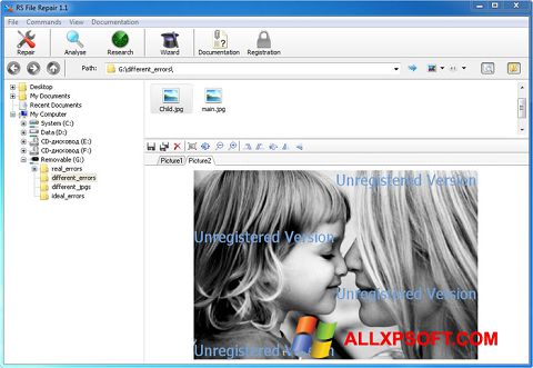 Capture d'écran File Repair pour Windows XP