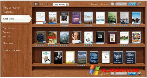 Capture d'écran Bookshelf pour Windows XP