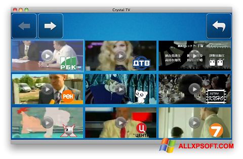 Capture d'écran Crystal TV pour Windows XP