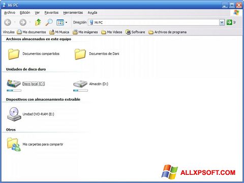 Capture d'écran Vista Drive Icon pour Windows XP
