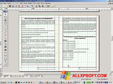 Capture d'écran Scribus pour Windows XP