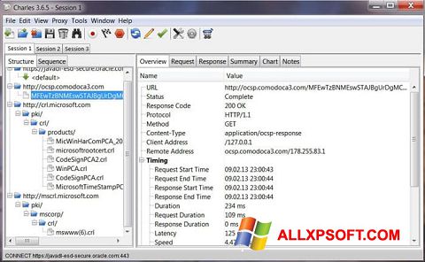 Capture d'écran Charles pour Windows XP