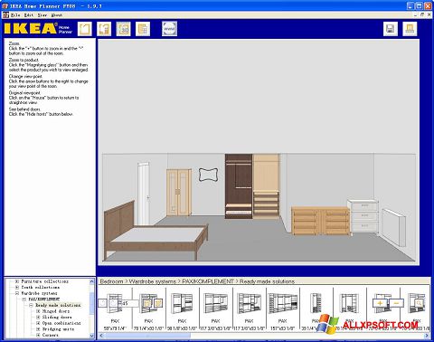 Capture d'écran IKEA Home Planner pour Windows XP