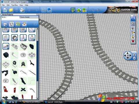 Capture d'écran LEGO Digital Designer pour Windows XP