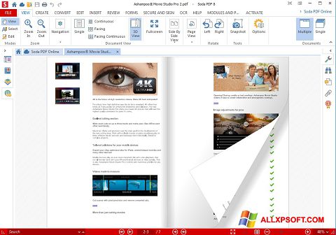 Capture d'écran Soda PDF pour Windows XP