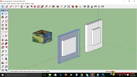 Capture d'écran SketchUp Make pour Windows XP