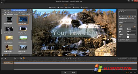 Capture d'écran Pinnacle Studio pour Windows XP