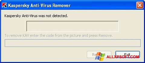 Capture d'écran KAVremover pour Windows XP