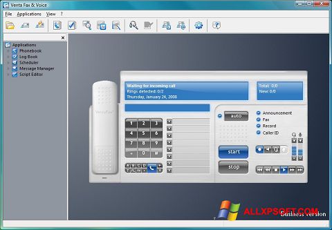 Capture d'écran VentaFax pour Windows XP