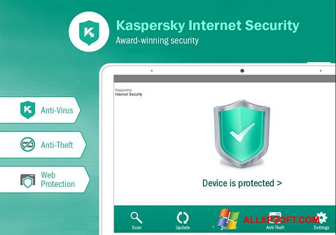 Capture d'écran Kaspersky Internet Security pour Windows XP