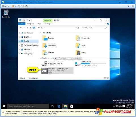 Capture d'écran Virtual CD pour Windows XP